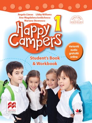 cover image of Happy Campers. Student Book, Workbook. Clasa I